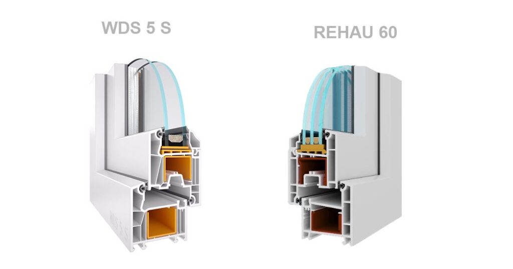 Сравнение rehau 60 и wds 5s